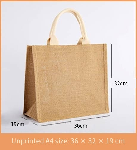 The company customizes multi-shaped linen shopping bags for individuals