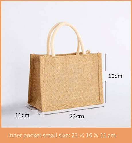 The company customizes multi-shaped linen shopping bags for individuals
