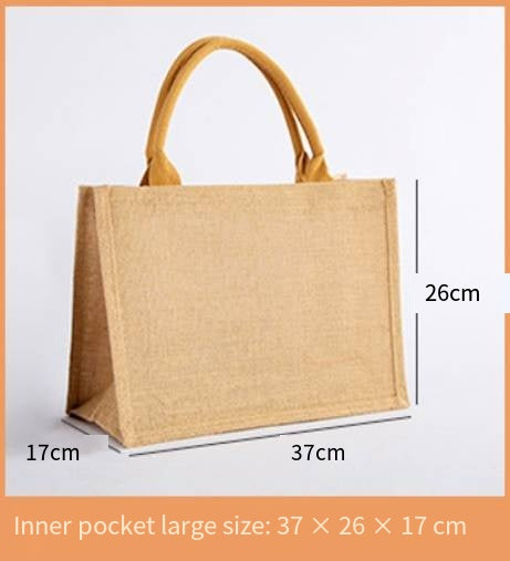 The company customizes multi-shaped linen shopping bags for individuals