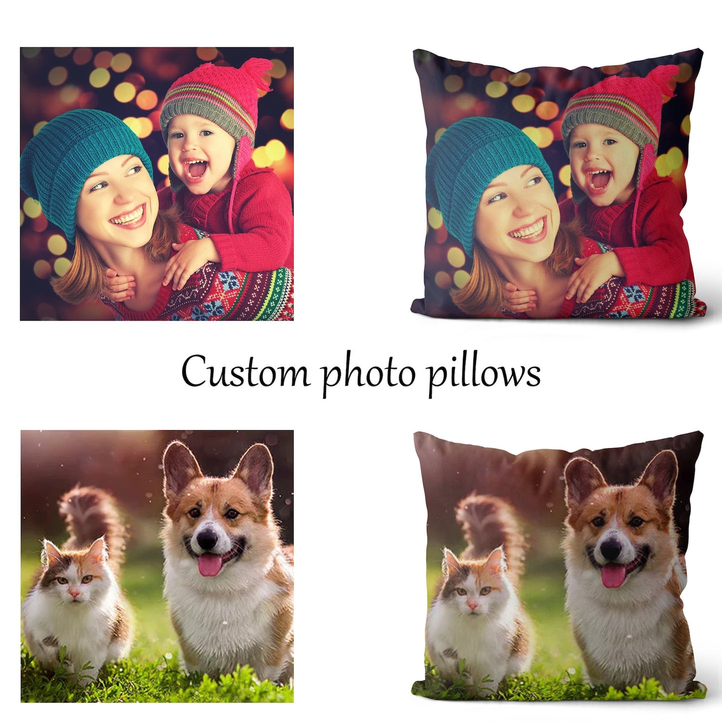 Custom pillows/Personalized cushions Decorative pillows/family gifts