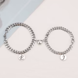 Magnetic love letter bracelet set