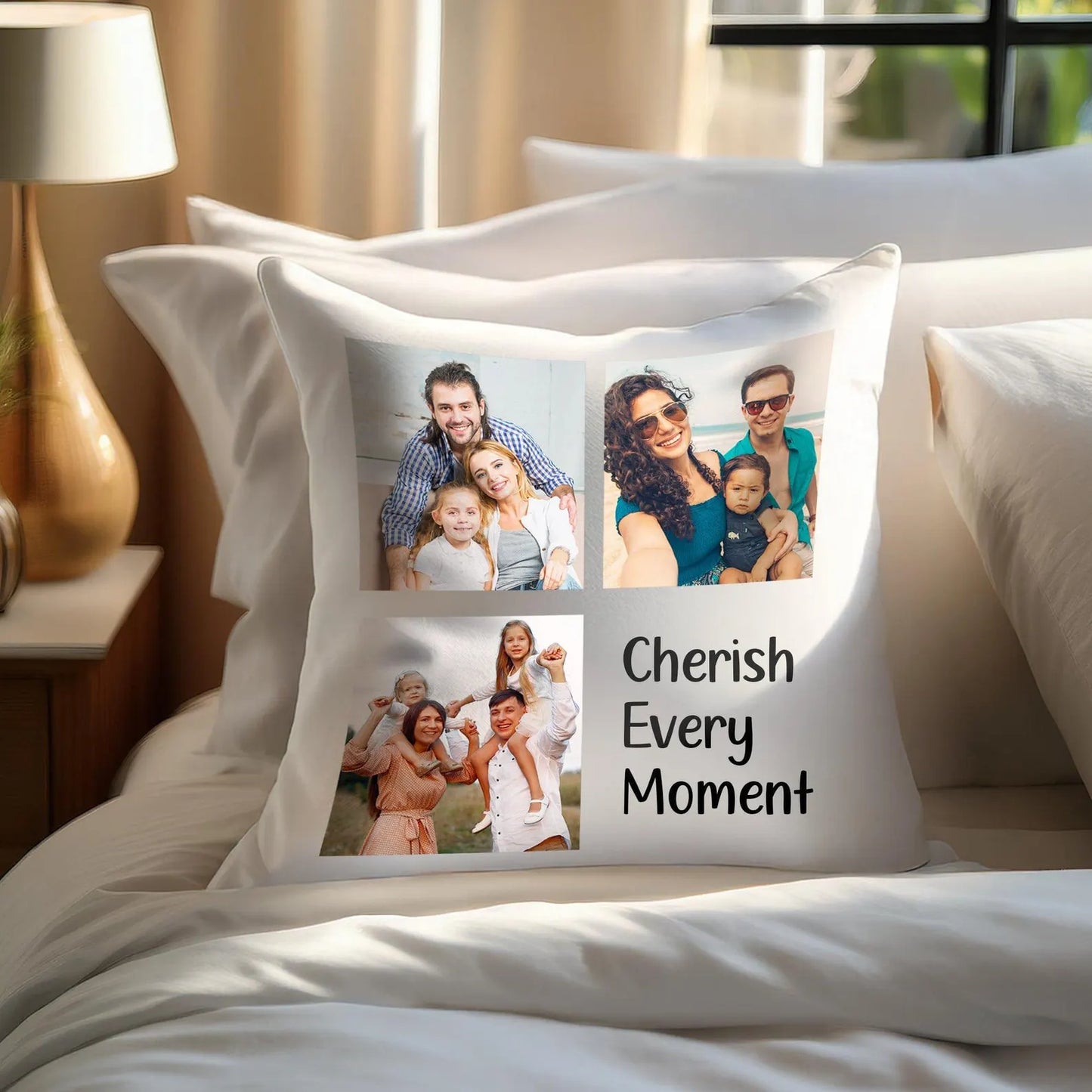 Personalized Photo collage pillow, custom photo pillow, custom throw pillow