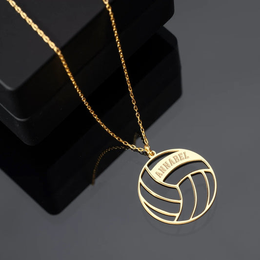 Personalized Volleyball Name Necklace, Custom Volleyball Necklace , Volleyball Mom Necklace, Volleyball Gift, Gift for Volleyball Player
