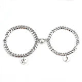 Magnetic love letter bracelet set