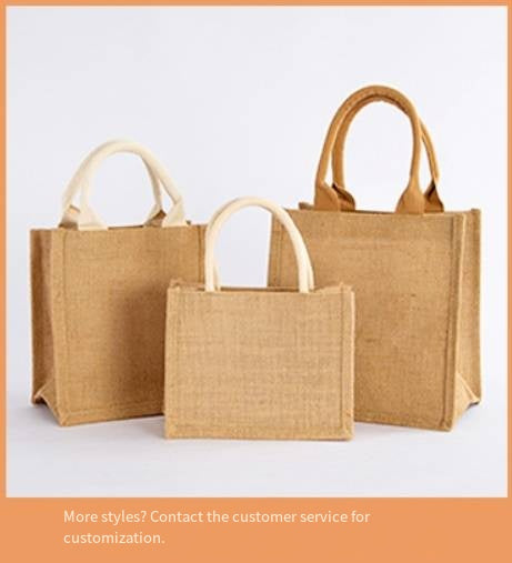 The company customizes multi-shaped linen shopping bags for individuals