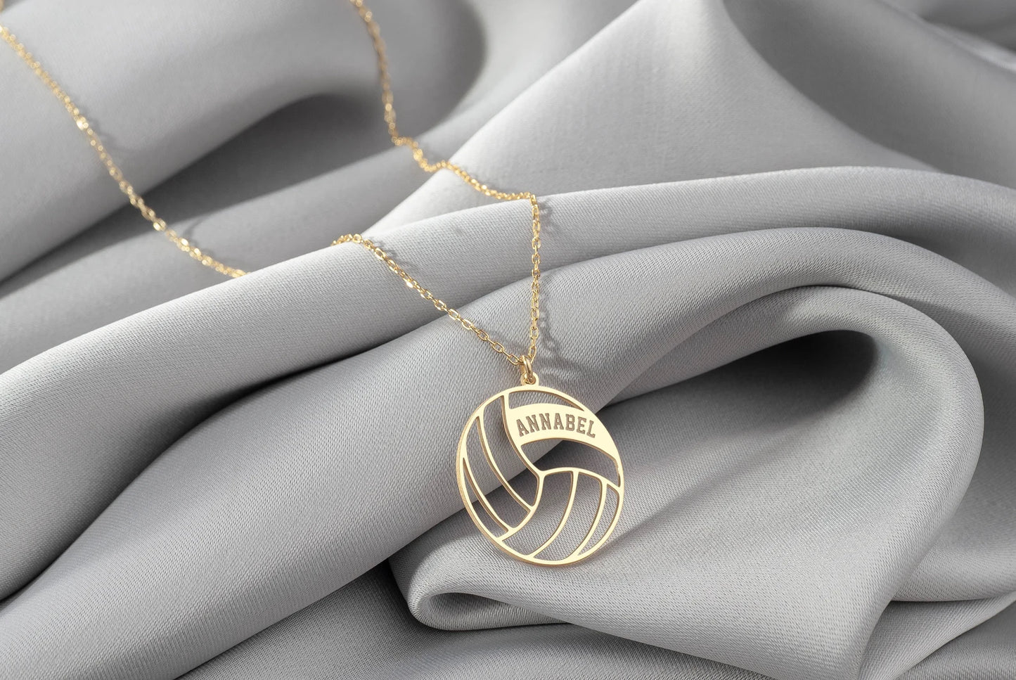 Personalized Volleyball Name Necklace, Custom Volleyball Necklace , Volleyball Mom Necklace, Volleyball Gift, Gift for Volleyball Player
