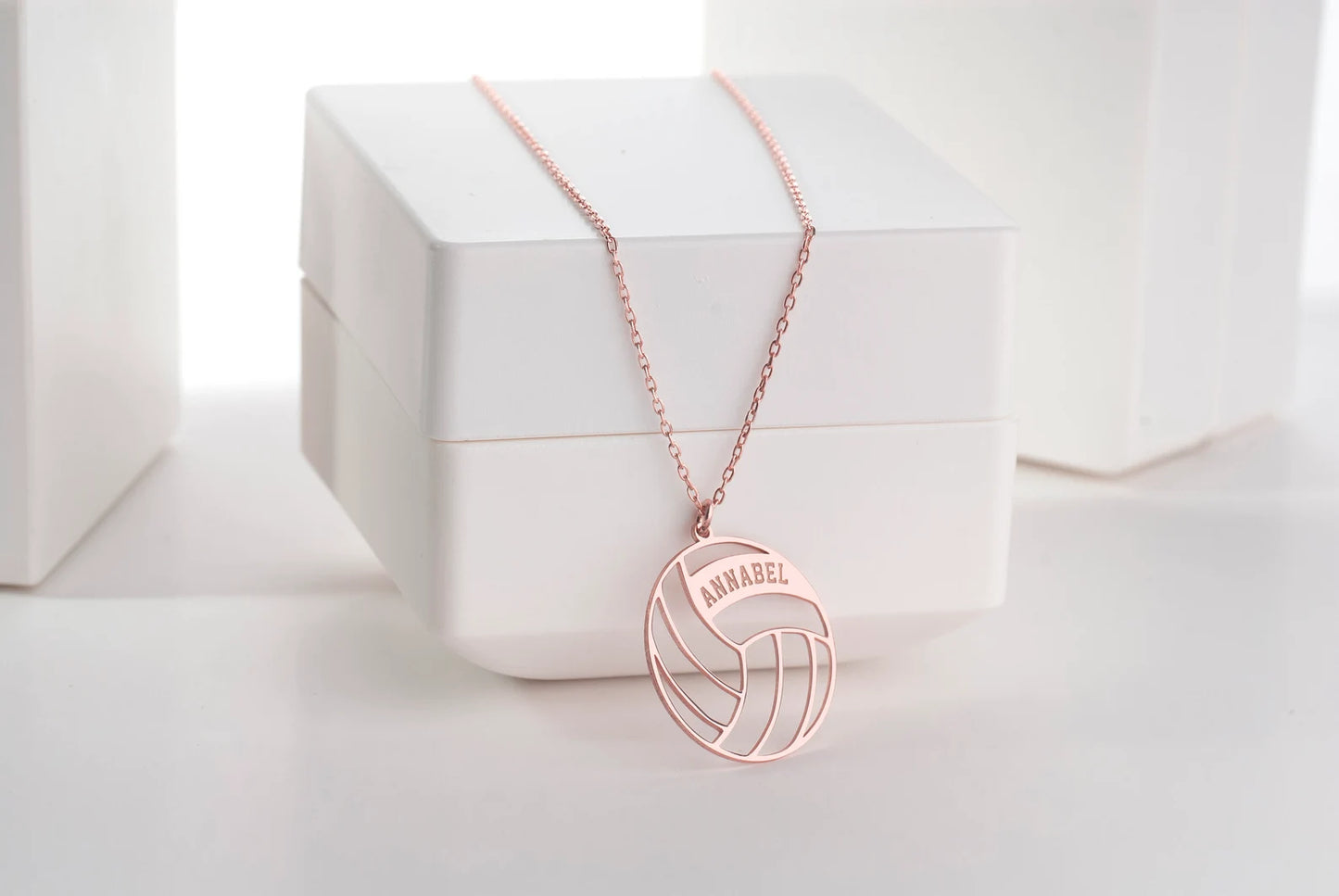 Personalized Volleyball Name Necklace, Custom Volleyball Necklace , Volleyball Mom Necklace, Volleyball Gift, Gift for Volleyball Player